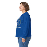 Long Sleeve Tee — Gold Monogram GMP Logo “God, Money, Power”
