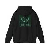 Angel Of Death Hoodie — Dark Green Guardian Graphic Pullover