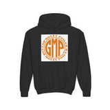 Youth Hoodie — "GMP" God Money Power Orange Logo Sweatshirt