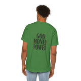 God Money Power T-Shirt — Bold Typography Faith & Hustle Tee