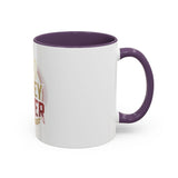 God Money Power Accent Coffee Mug — Motivational Faith & Wealth Design (11/15 oz)