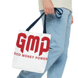 Tote Bag — GMP (God Money Power) Bold Red Logo Tote