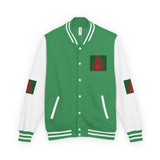 Letterman Jacket — Retro Santa Portrait Varsity Jacket