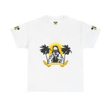 Beach Vibes Tee — Palm Trees & Sunset Graphic T-Shirt