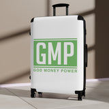 GMP God Money Power Carry-On Suitcase — Inspirational Travel Luggage