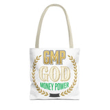 GMP GOD Money Power Tote Bag — Bold Financial Empowerment Canvas Tote