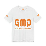 GMP "God Money Power" Graphic Tee — Bold Faith & Hustle Shirt