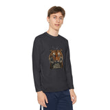 Youth Long Sleeve Tee — Tiger Face 'God • Money • Power' Graphic