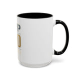 GMP GOD Money Power Accent Coffee Mug — Motivational Office Gift (11/15oz)