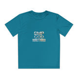 Youth Competitor Tee — "GMP GOD" Motivational Youth T‑Shirt