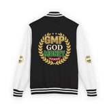 God Money Letterman Jacket — GMP Crest Varsity Jacket