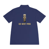 God•Money•Power Polo Shirt — Men’s Athletic Performance Polo