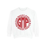 GMP Circle Logo Sweatshirt — "God Money Power" Retro Graphic Crewneck