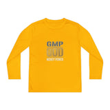 Youth Long Sleeve Tee — GMP GOD Money Power Graphic