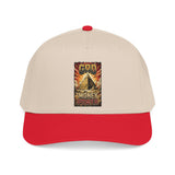 Baseball Cap — "God, Money, Power" Vintage Pyramid Graphic Hat