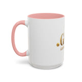 God Money Power (GMP) Accent Coffee Mug — Inspirational Religious Coffee Cup