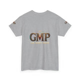 GMP "God Manly Power" Graphic Tee — Bold Logo Cotton Shirt