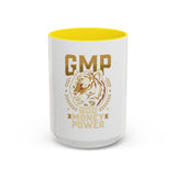 GMP God Money Power Accent Coffee Mug – Gold Tiger Design (11/15oz)