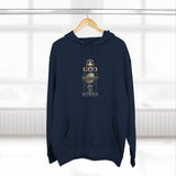 God Money Power Hoodie — Bold Religious & Motivational Graphic Pullover