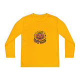 Youth Long Sleeve Tee — 'GMP God Money Power' Jack-O'-Lantern Halloween Shirt
