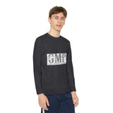 Youth Long Sleeve Tee — GMP "God Money Power" Graphic