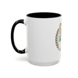 Coffee Mug — "God Money Power" Inspirational Accent Mug (11/15 oz)