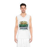 God Money Power Basketball Jersey — Prayerful Faith & Hustle Sports Tank