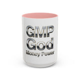 GMP God Money Power Chrome Accent Coffee Mug (11/15oz)