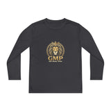 Youth Long Sleeve Tee — Gold Lion 'GMP' Athletic Team Shirt