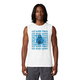 God Money Power Muscle Tank — Graphic Faith & Hustle Sleeveless Tee