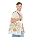 Gold Saint Mary Illustration Tote Bag — Bad Money Power Graphic Tote