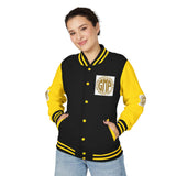 GMP Gold Logo Letterman Jacket — God Money Power Varsity Jacket