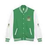 Letterman Jacket — GMP GOD Money Power Red & White Varsity Jacket