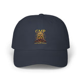 Dad Cap — "GMP" Honeybee Stump Embroidered Dad Hat