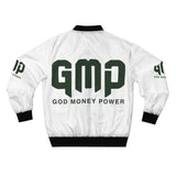 GMP 'God Money Power' Bomber Jacket — Men's Graphic Bomber