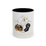 Magic & Wealth Accent Coffee Mug — "Gold Money Power" Alchemy Design (11/15 oz)