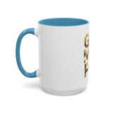 Coffee Mug — G.M.P. (God Money Power) Gold Accent Ceramic Mug