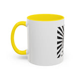 Coffee Mug — 'God Money Power' Bandana Jesus Black Accent Mug (11/15oz)