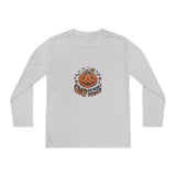 Youth Long Sleeve Tee — 'GMP God Money Power' Jack-O'-Lantern Halloween Shirt