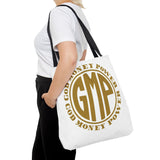 God Money Power Tote Bag — GMP Gold Logo Canvas Tote
