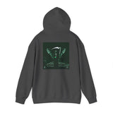 Angel Of Death Hoodie — Dark Green Guardian Graphic Pullover