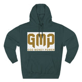 GMP Hoodie — "God Money Power" Bold Gold Graphic Fleece Pullover