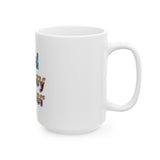 God Money Power Ceramic Mug — Colorful Inspirational 11oz & 15oz Coffee Cup