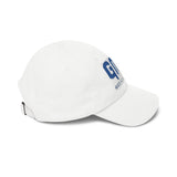 GMP "God Money Power" Embroidered Dad Cap - White Religious Baseball Hat