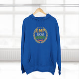 GMP God Money Power Hoodie — Retro Laurel Crest Graphic Hoodie
