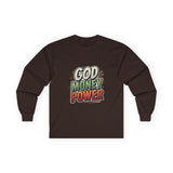 God Money Power Long Sleeve Tee