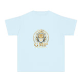 Youth Tee — Gold Lion Crest "GMP" Graphic