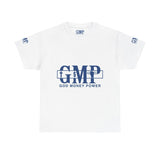 GMP "God Money Power" Logo Tee — Faith & Hustle Graphic T-Shirt