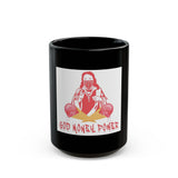 God Money Power Black Mug — Edgy Religious Graphic Coffee Cup (11oz/15oz)