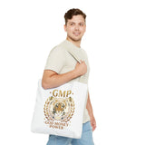 GMP Tiger Tote Bag — "God Money Power" Inspirational Canvas Tote